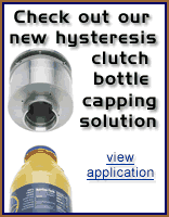 Check out our new hysteresis clutch bottle capping solution